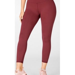 Fabletics NWOT Maroon Boost pants size  S/6